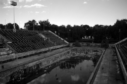 eastberliner:  The abandoned swimming pool stadium in berlin