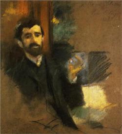 flashandfootle:  Paul Helleu - John Singer Sargent 