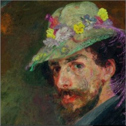 mysteres-callypiges:   squareframed from James Ensor- Self portrait