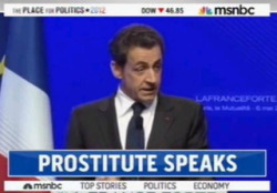 officialssay:  MSNBC, momentarily mislabeling outgoing French
