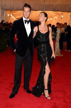  Tom Brady and Gisele Bundchen in Givenchy 