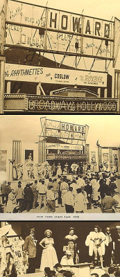 Betty (Blue Eyes) Howard headlines the marquee of the ‘BROADWAY