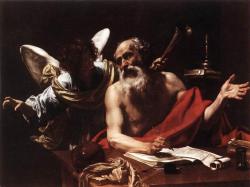 Simon Vouet (1590 1649), Saint Jerome and the angel (1620)