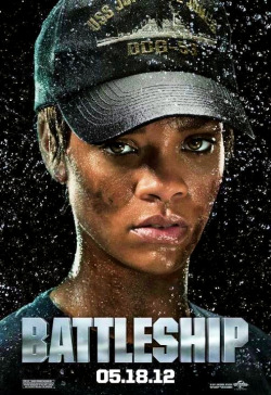 RI RI 2 SEXY   NEW Battleship Movie Poster featuring Rihanna.