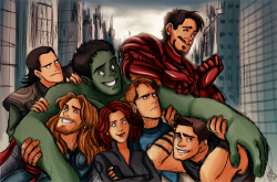 rennyskywalker:  “We have a Hulk!” Had much fun drawing this!!