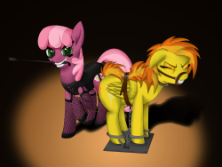 Naughty Fillies by *furor1 Naughtiness is second nature to ponies.
