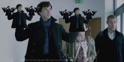 sherlockholdingpairsofthings:  To celebrate hitting 200 followers,