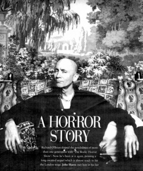 mattachinereview:  terribleflower:  Richard O’ Brien is a playwright, musician, actor, and singer, though probably best known for his writing and starring in The Rocky Horror Picture Show. In a 2009 interview he spoke about an ongoing struggle to reconcil