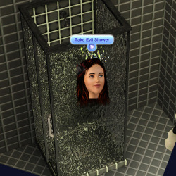 thenegaverse:  The only kind of shower I ever take.  I LOVE SIMS