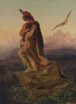 poboh:  The Last of the Mohicans, Emanuel Gottlieb Leutze. American