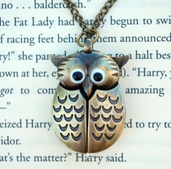 the-absolute-funniest-posts:  This adorable owl necklace opens