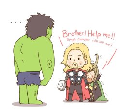 silly-gecko:  I’ll help you Loki. No Shame. X3 