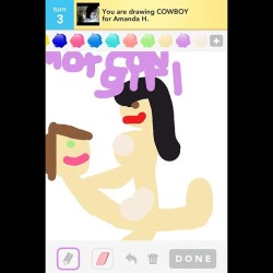 Copied you @darletta666 @amandaswag  #cowgirl #cowboy #drawsomething