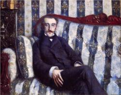 flashandfootle:  Portrait of a Man - Gustave Caillebotte 