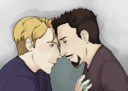 COVEREDINSNOW YOU BETTER LIKE THIS. Steve/Tony from all the Avengers