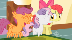 takeoffandlandon:  harrytrumansfimbriae:  Apple Bloom has weird