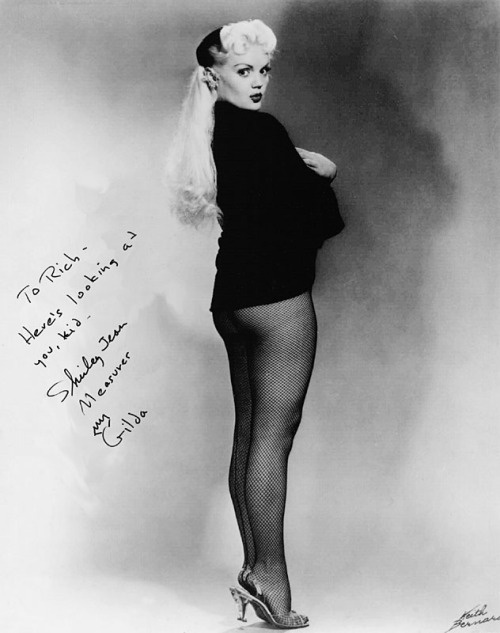 A cheeky promo photo of Gilda.. Can’t believe I haven’t posted this one here, as yet. I purchased this signed print from her in 2004. I’d already been corresponding with her via e-mail for a few years.. I included the pic in an obituary