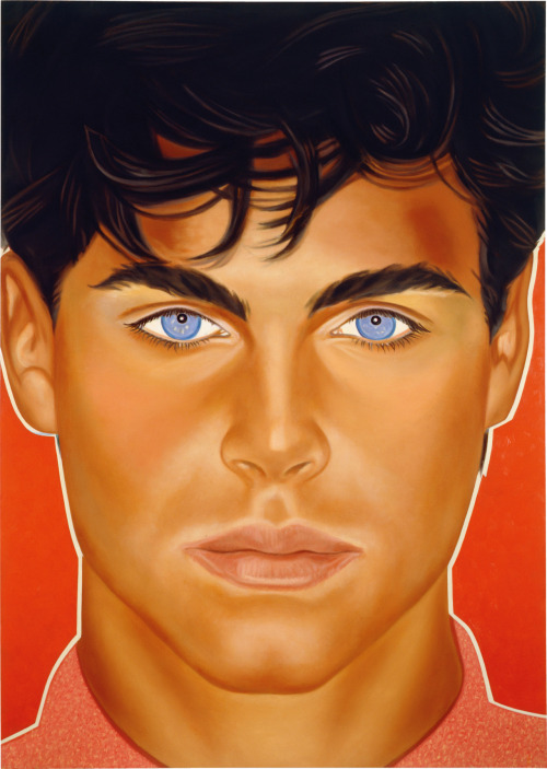 phillipsauction:  Richard Phillips.Â Portrait of God (after Richard Bernstein).Â 1998. 