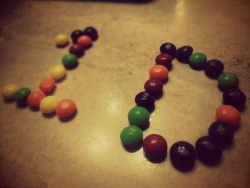 iwishonething:  I love Skittles, I love 1D. Put them together