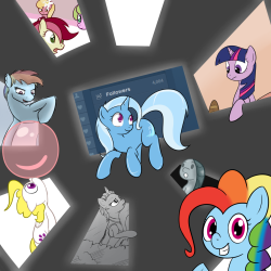 ask-trixie:  4000 Followers!  Thank you all!Worked on this all