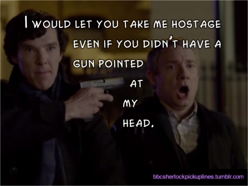 The best of John Watson’s facial expressions, from BBC Sherlock pick-up lines.