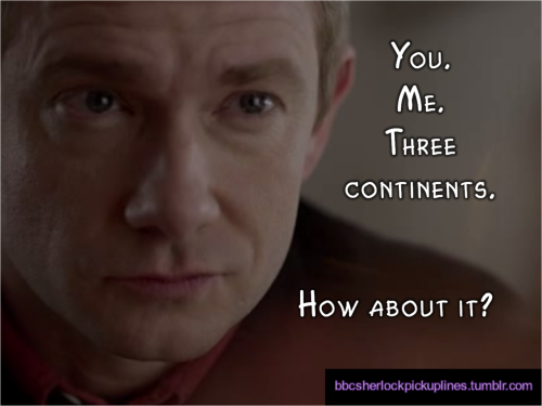 The best of John Watson’s facial expressions, from BBC Sherlock pick-up lines.