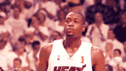 -heat:   “My favorite playoff moment was looking at the clock