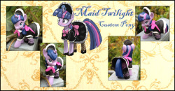 twilightsparkleistotallycute:  My little Pony FIM Maid Twilight