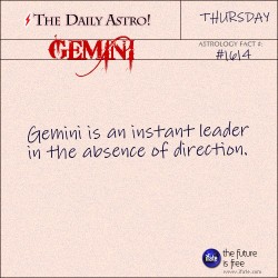 dailyastro: Gemini 1614: Visit The Daily Astro for more facts