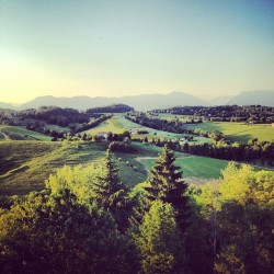 View from Castello San Salvatore, Veneto (Italy) -#collalto #veneto