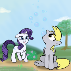 raritybestpony:  Derpy Bubbles by ~professor-ponyarity 