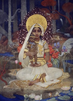  Marianne Stokes - Devaki, Mother of Krishna 