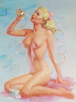  “Bubbles” by Zoe Mozert c. 1940’s 