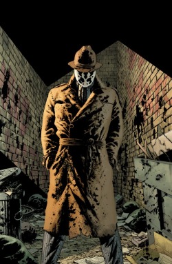 Rorschach from “Watchmen” by Allan Moore.