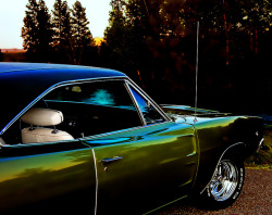 check-your-self:  1968 Dodge Charger R/T - Emerald Evening by