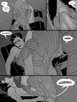 reginaprimata:Update, finally! Pages 19 through 21. Poking and