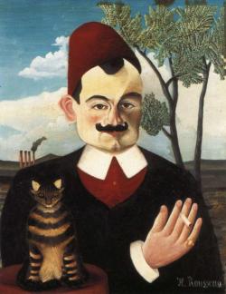 oldroze:  Henri Rousseau. Portrait of Monsieur X (Pierre Loti)