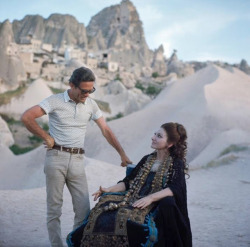 pierpaolopasolini:  Pasolini e Maria Callas sul set di Medea