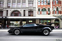 carmonday:  Black Out Lamborghini Countach 