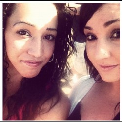 @alanapol and me at Bamboozle :) #bamboozle #browneyes  (Taken