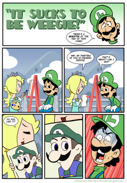sashikwa:  Sucks to be Luigi: Portrait by *kevinbolk 
