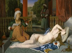 a-r-t-history:  Jean-Auguste-Dominique Ingres, Odalisque with
