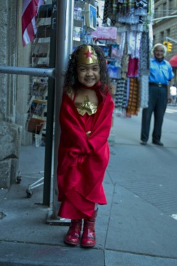 kingalex238:  Lil’ Wonder Woman.  I saw this girl at the Jim