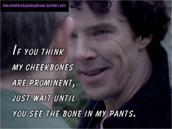 The best of miscellaneous episode references, from BBC Sherlock pick-up lines.