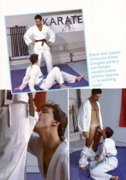 nineteenseventyfive:  Black-belt karate instructor Chad Douglas