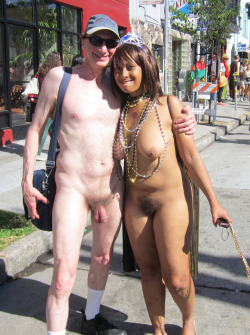 nude-spo:  Nudity is imperative in Uptown on Mardis Gras. 