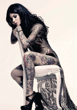 girlswithsexytattoos:  The infamous Kat Von D aka Katherine von