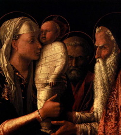 demedici:  Presentation at the Temple, Andrea Mantegna, 1460