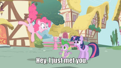 dreamingdusk:  syntheticearth:  ibongbakal:  How Pinkie Pie makes