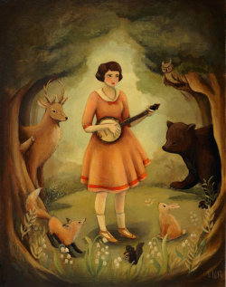 ghost-hymns:  ‘Banjo Recital’ by Emily Winfield Martin